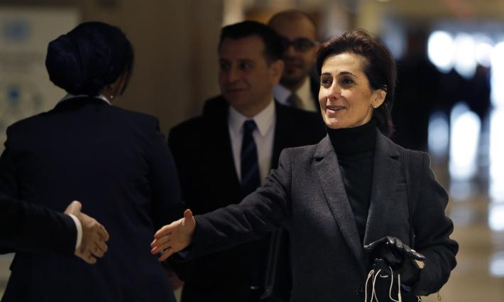 سفيرة الأردن لدى أميركا تعقد لقاءً تطبيعيًا مع منظمة صهيونية