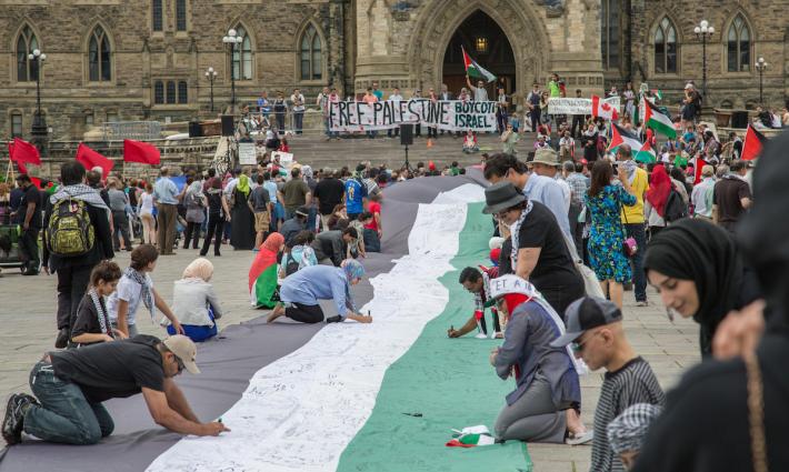 فلسطينيون يطرحون قائمة مطالبهم قبيل الانتخابات الكندية