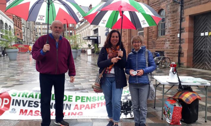 حملة التضامن تدعو للعمل ضد صندوق المعاشات التقاعدية الاسكتلندي