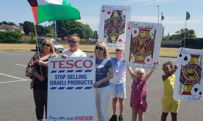 حملة أيرلندية تدعو لمقاطعة منتجات المستوطنات في متاجر تيسكو