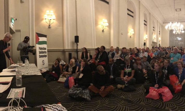 ندوة تضامنية مع القضية الفلسطينية في مدينة برايتون البريطانية