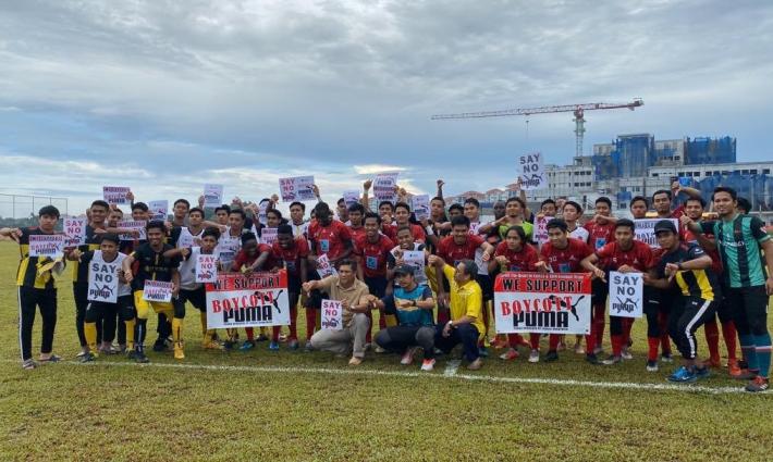 فرق جامعات ماليزية تشارك في حملة مقاطعة شركة بوما