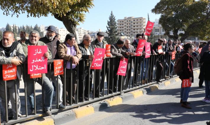 حركة المقاطعة تدعو للعمل على إيقاف صفقة الغاز بين الأردن والاحتلال