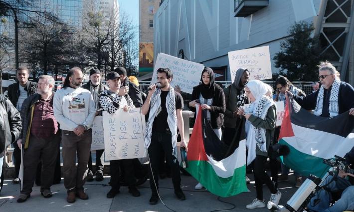 رفضاً لصفقة القرن.. وقفة احتجاجية لحركة الشباب الفلسطيني في الولايات المتحدة