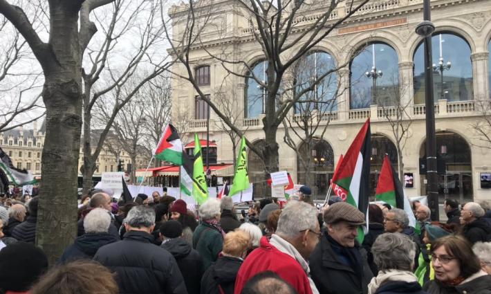 باريس.. وقفة احتجاجية ضد صفقة القرن