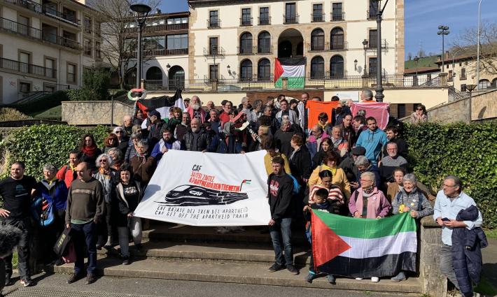 حملة التضامن مع فلسطين تدعو للعمل ضد شركة CAF