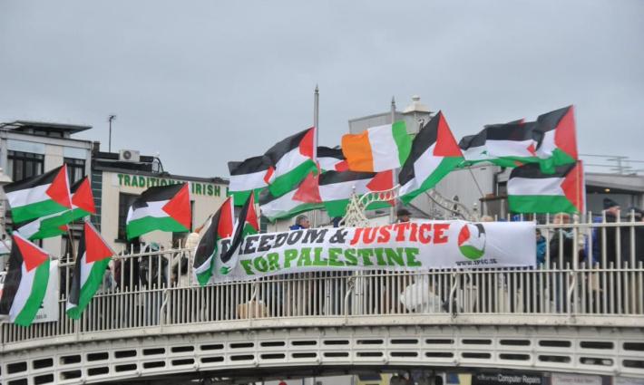 حملة التضامن الأيرلندي الفلسطيني تدعو لوقفة تضامنية مع فلسطين