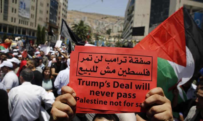 الجمعية البحرينية تشيد برفض الفلسطينيين الواسع لصفقة القرن