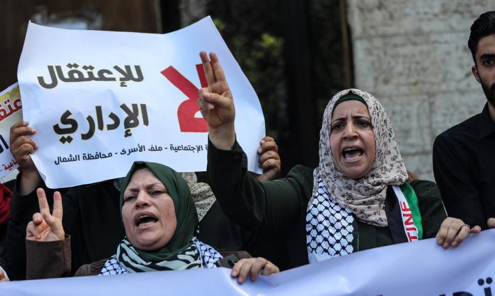 1600 اعتقال إداري أصدره الاحتلال منذ بداية العام الجاري