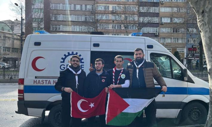 مشاركة فلسطينية دعمًا لضحايا الزلزال في سوريا وتركيا ?? ??