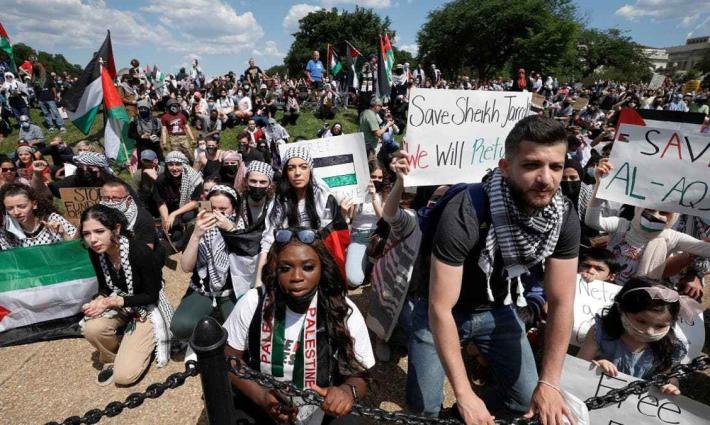 محكمة أمريكية تحكم لصالح داعمين للقضية الفلسطينية