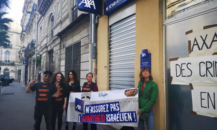 حركة المقاطعة تجدد دعوتها للعمل ضد شركة أكسا للتأمين