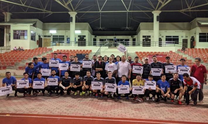 رياضيون في ماليزيا يشاركون في حملة ضد شركة بوما