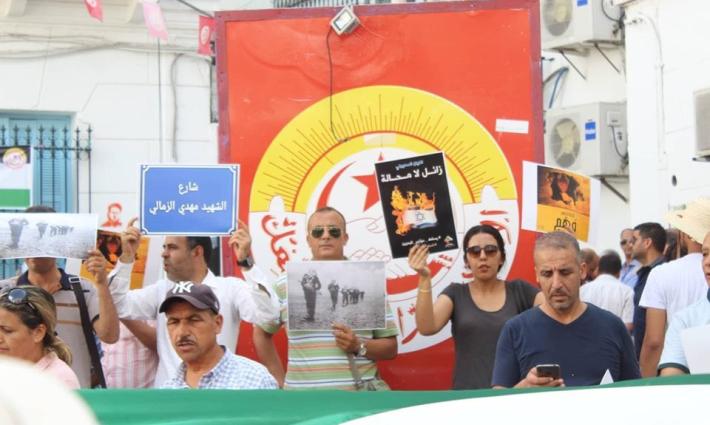 الاتحاد التونسي للشغل يستنكر صمت الحكومة والأحزاب على التطبيع مع الاحتلال الإسرائيلي