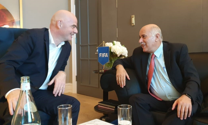 رئيس الفيفا إنفانتينو سيزور فلسطين في مايو المقبل ⚽