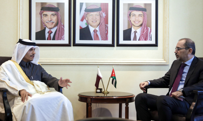 الأردن وقطر يؤكدان ضرورة وقف إجراءات الاحتلال اللاشرعية