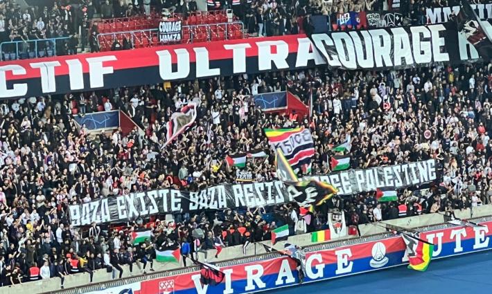 الاتحاد الأوروبي سيعاقب نادي باريس سان جيرمان بسبب دعم الجماهير لفلسطين
