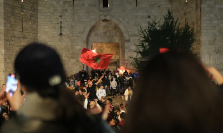 الجبهة المغربية تدين قمع الاحتلال لاحتفالات الفلسطينيين بفوز المغرب