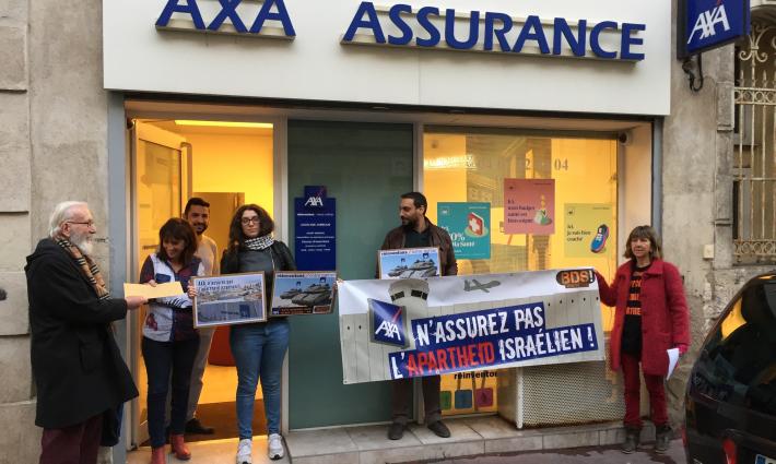 حركة المقاطعة: أكسا للتأمين مشاركة في تدمير حياة الفلسطينيين