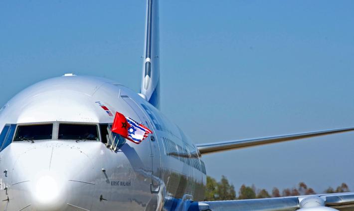 مطار مغربي يستقبل أول طائرة إسرائيلية من مطار بن غوريون