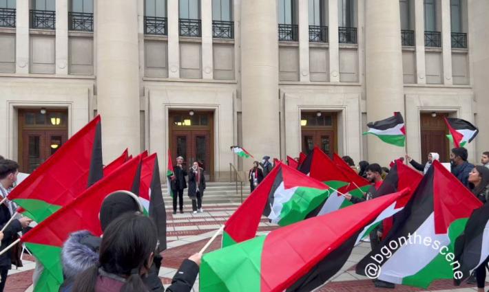 تحريض هستيري من الاحتلال ضد طلاب جامعة "ميشيغان" ??