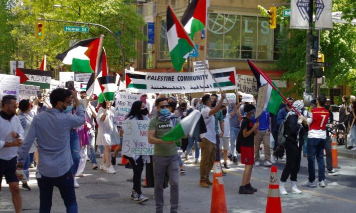 تضامن واسع مع شبكة صامدون والكاتب بركات في كندا