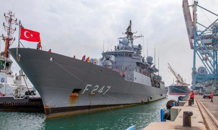 فرقاطة تركية ترسو في حيفا ضمن مهمة لحلف الناتو