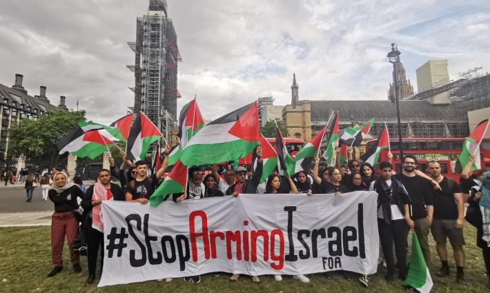 لندن.. دعوات للاحتجاج ضد مشاركة الاحتلال الإسرائيلي في معرض أسلحة