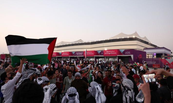 انتصار فلسطيني جماهيري مع انطلاقة فعاليات كأس العالم