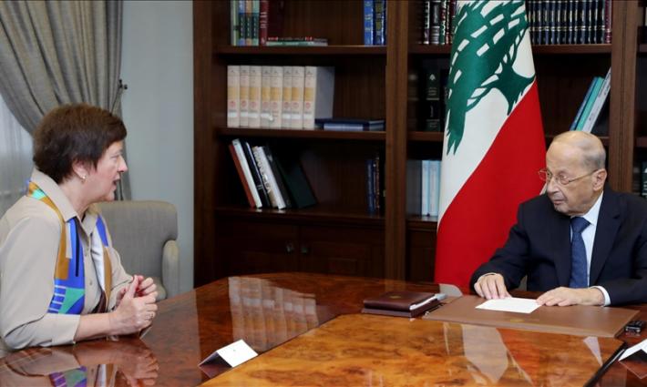 الرئيس اللبناني: مفاوضات ترسيم الحدود البحرية بمراحلها الأخيرة