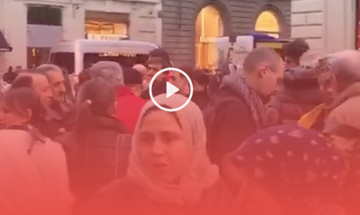 وقفة احتجاجية ضد صفقة القرن في مدينة فلورنس الإيطالية