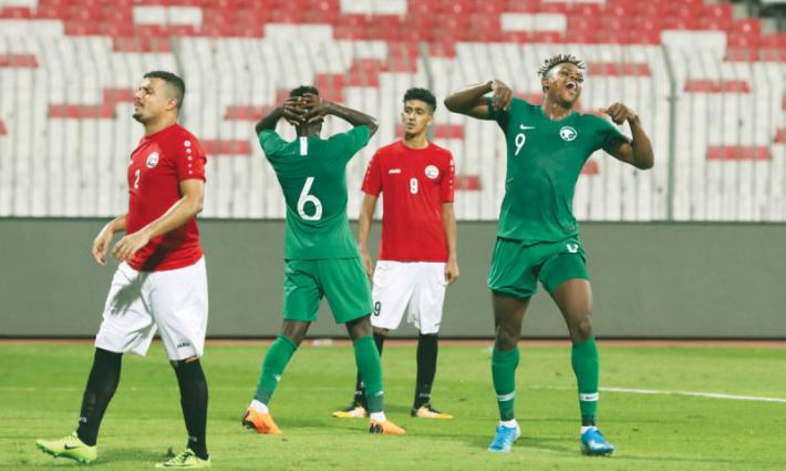 المنتخب السعودي يواجه نظيره الفلسطيني في رام الله