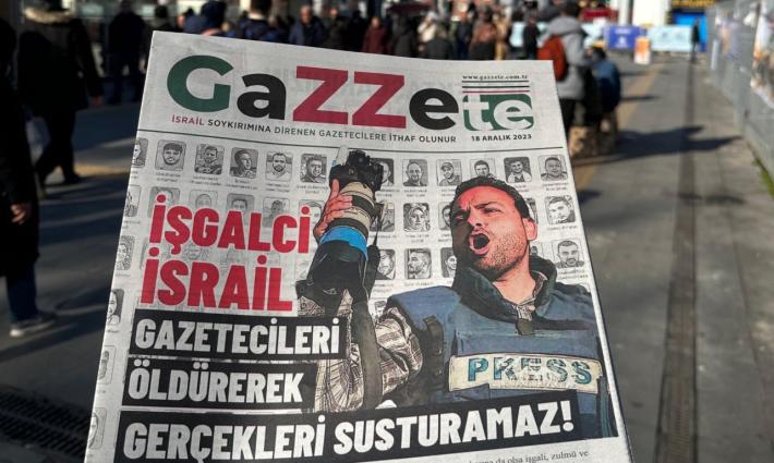 صحيفة "GaZZete" للصحفيين الشهداء بغزة