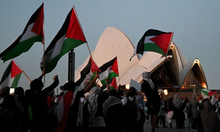 صورة للعلم الفلسطيني