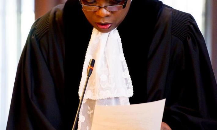 صورة القاضية الأوغندية جوليا سيبوتيند