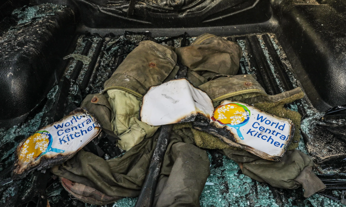 استهداف أعضاء المطبخ المركزي العالمي في غزة