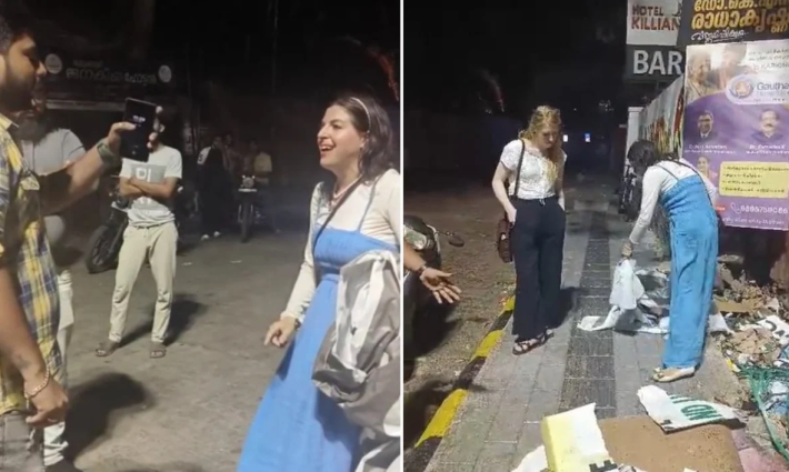 سائحتان مؤيدتان للاحتلال تمزّقان ملصقات مؤيدة لفلسطين في الهند