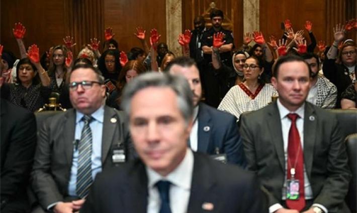 لعنة غزة..  تطارد مجرم الحرب بلينكن