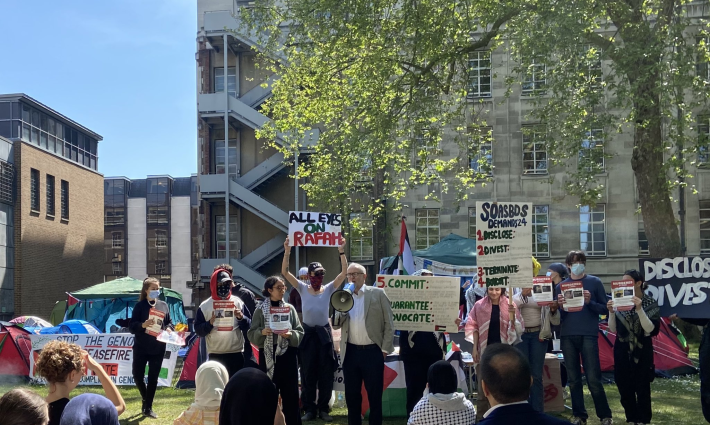 طلاب أكسفورد في يومهم التضامني السادس