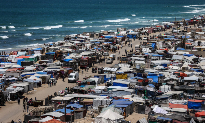 خيم النازحين في قطاع غزة