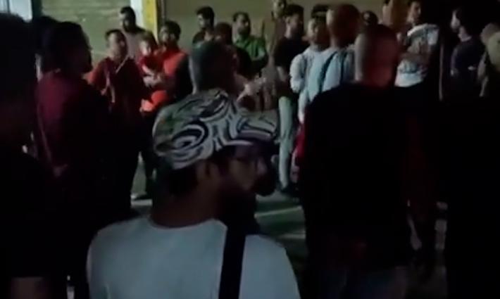 مظاهرة في مخيم البقعة للتنديد بمجزرة رفح