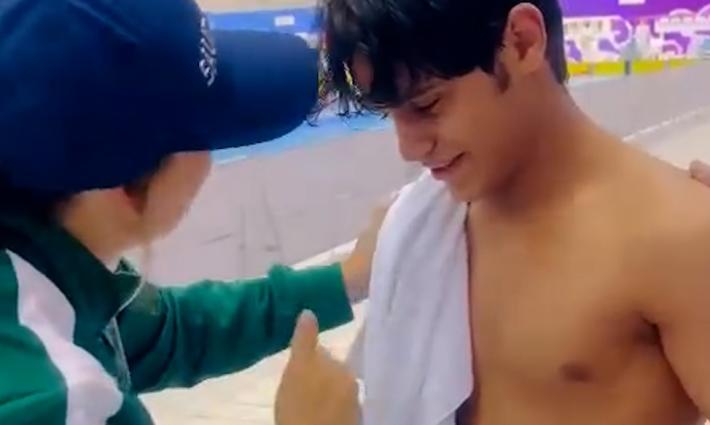 السباح العراقي محمد عاشور