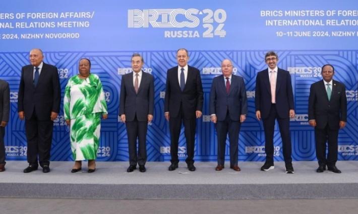 وزراء خارجية الدول الأعضاء في مجموعة بريكس