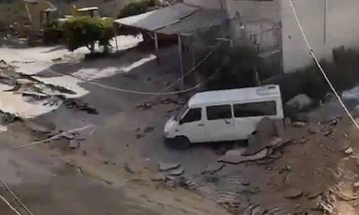 تخريب البنية التحتية في مدينة طولكرم