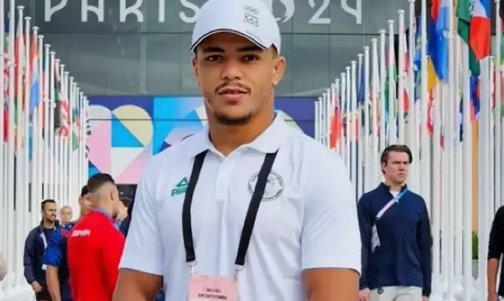 لاعب الجودو الجزائري رضوان مسعود دريس