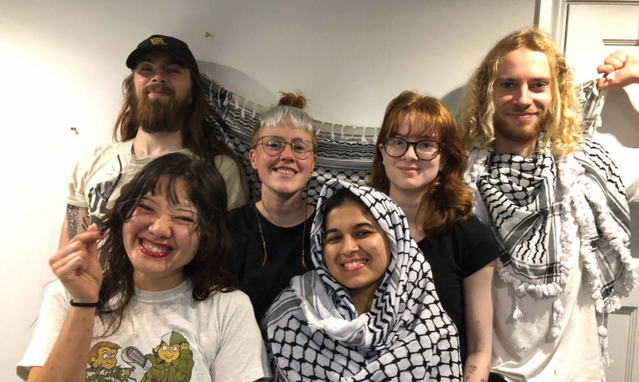 أعضاء منظمة حركة فلسطين