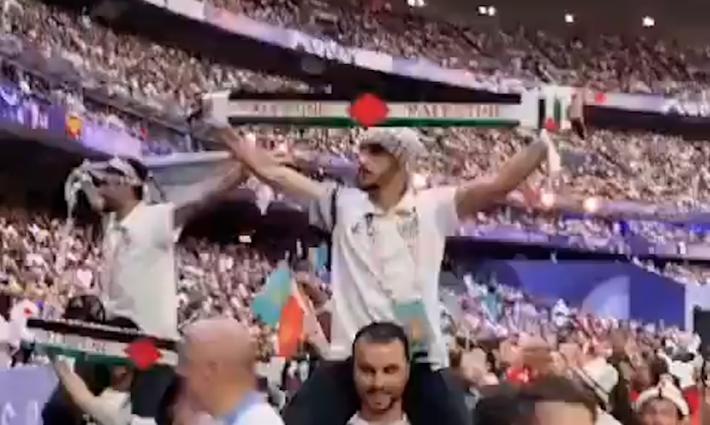 احتفاء بوفد فلسطين في ختام الأولمبياد