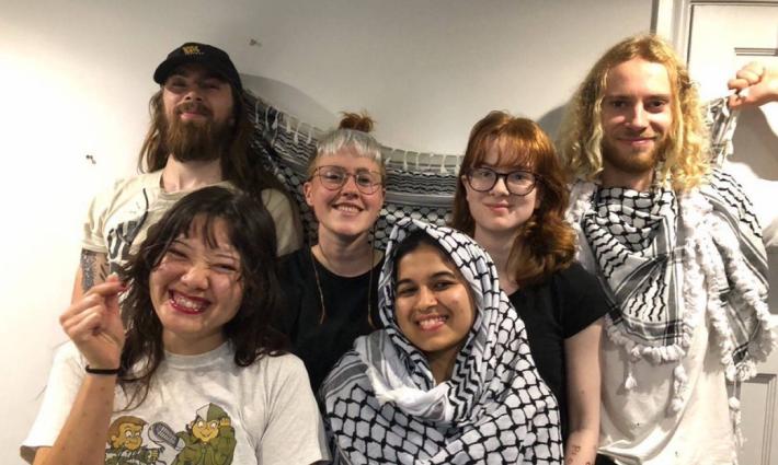 أعضاء منظمة حركة فلسطين