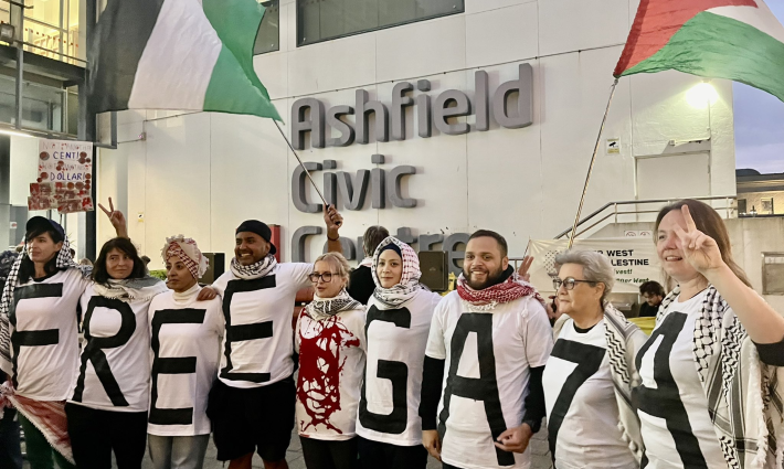 متضامنون مع فلسطين في مجلس "Inner West" في سيدني