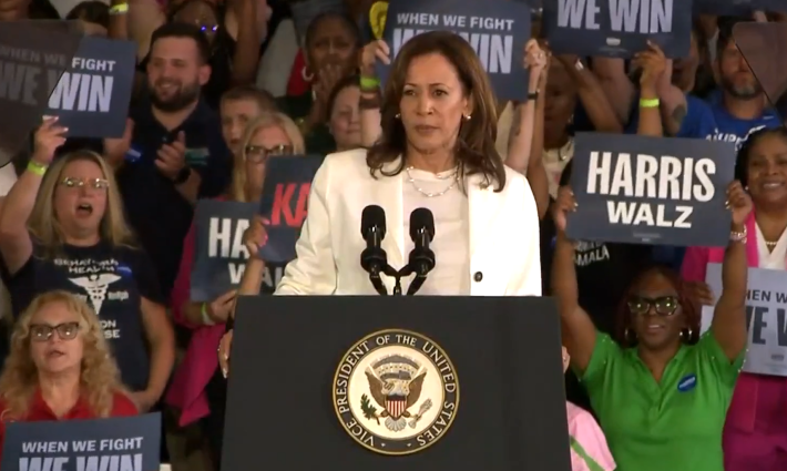 المرشحة الرئاسية الديمقراطية كمالا هاريس